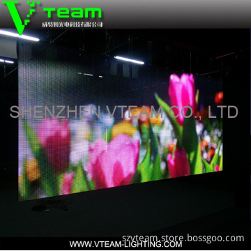 Movies Large Viewing Angle Indoor LED Stage Curtain Screen P10/12